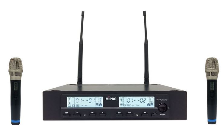MIPRO 미프로 / SH-912DH / 900MHz 2채널 / 핸드타입 무선마이크